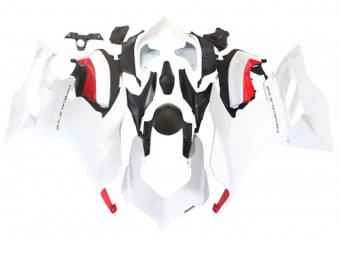 Carénages Moto Ducati Panigale V2 2020-2024 - Blanc Rouge Noir Mat