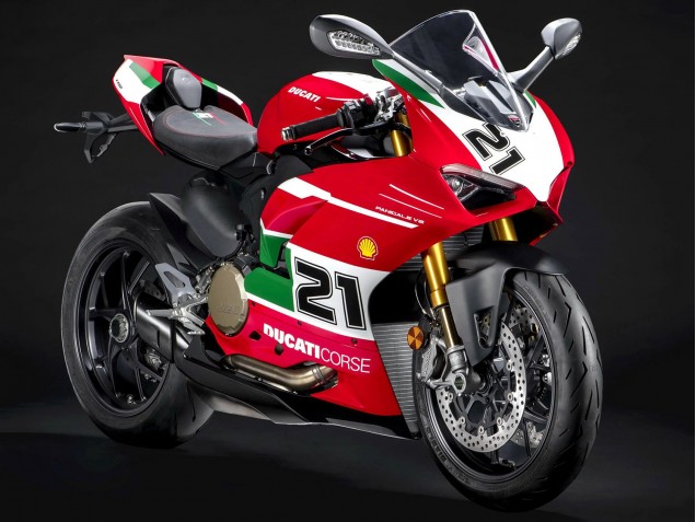 Carénages Moto Ducati Panigale V2 2020-2024 - Blanc Rouge Vert Noir Mat Corse 21