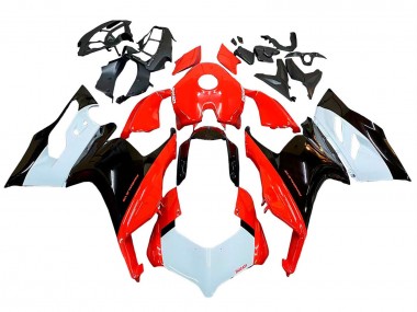 Kits Carénage Moto Ducati Panigale V2 2020-2024 - Blanc Rouge Noir Brillant