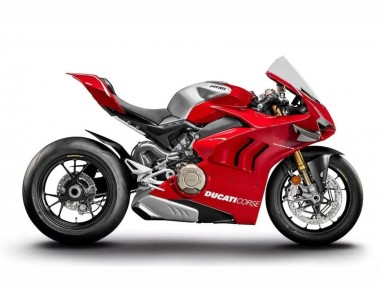 Carénages Moto Ducati Panigale V4 V4S 2020-2021 - Argent Rouge