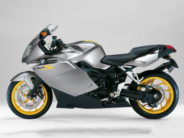 Kits Carénage Moto BMW K1200S 2005-2010 - Argent Jaune Noir