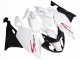 Carénages Moto BMW K1200S 2005-2010 - Blanc Noir Brillant