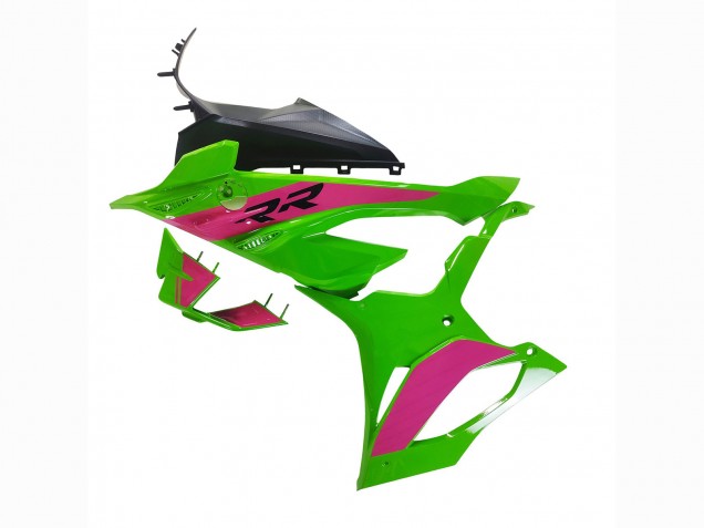 Carénages Moto BMW S1000RR 2023-2024 - Rose Vert Noir