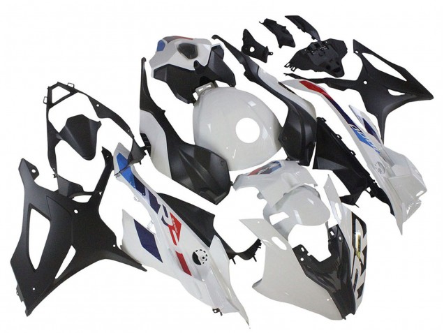 Carénage Moto BMW S1000RR 2023-2024 - Blanc Bleu Rouge Noir Mat