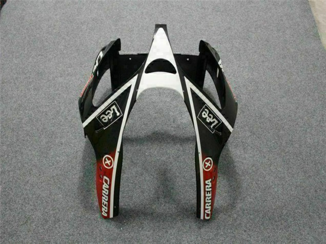 Carénages Moto Kawasaki ZX6R 2000-2002 - Blanc Rouge Jaune Vert Noir Brillant Étoile EuroBet