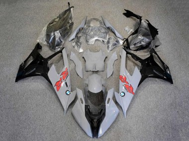 Carénages Moto BMW S1000RR 2019-2022 - Noir Gris Blanc