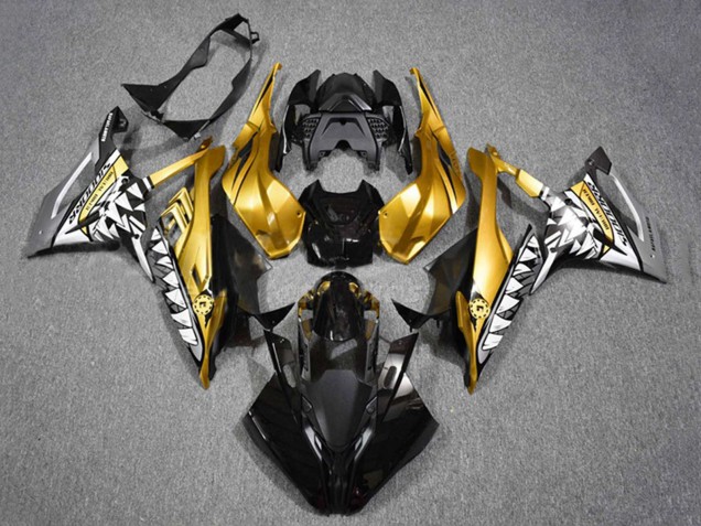 Carénages Moto BMW S1000RR 2019-2022 - Or Noir Requin