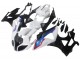 Carénages Moto BMW S1000RR 2009-2014 - Blanc Rouge Bleu Noir Brillant HP Becker Carbon