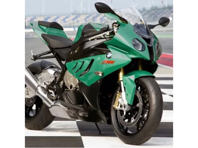 Carénages Moto BMW S1000RR 2009-2014 - Vert Rouge Noir