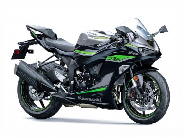 Carénages Moto Kawasaki ZX6R 2023-2025 - Noir Gris Vert Ninja