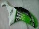 Carénages Moto Kawasaki ZX6R 2007-2008 - Vert Blanc Ninja