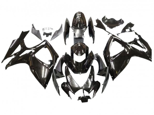 Carénages Moto Suzuki GSXR 600 / GSXR 750 2006-2007 - Noir Brillant