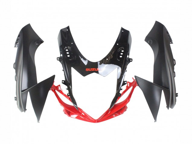 Carénages Moto Suzuki GSXR 600 / GSXR 750 2011-2024 - Noir Gris Rouge Doubler