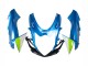 Carénages Moto Suzuki GSXR 600 / GSXR 750 2011-2024 - Bleu Clair Vert Blanc Rouge