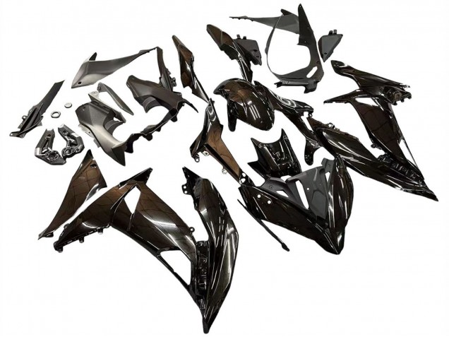 Carénages Moto Kawasaki Ninja 650 EX650 2017-2019 - Noir Brillant
