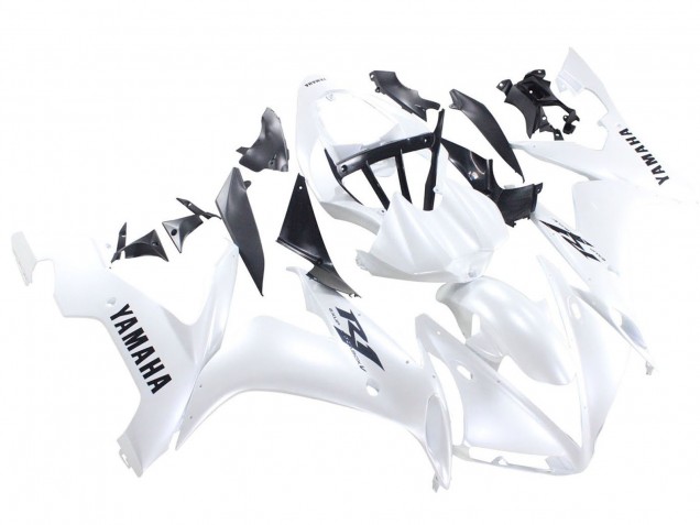 Carénages Moto Yamaha YZF 1000 R1 2004-2006 - Blanc Perle Noir Décalque