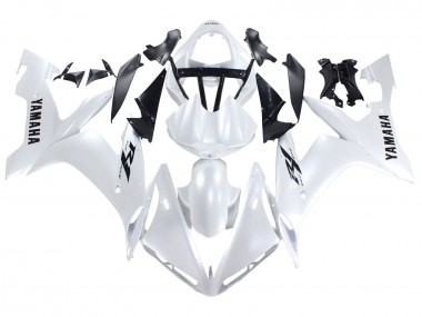 Carénages Moto Yamaha YZF 1000 R1 2004-2006 - Blanc Perle Noir Décalque