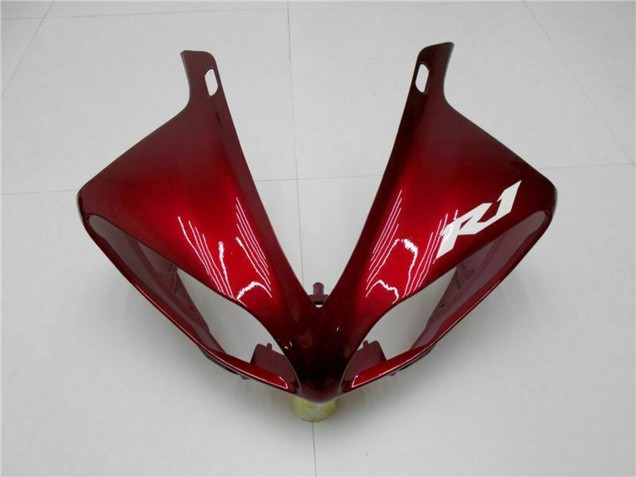 Carénages Moto Yamaha YZF 1000 R1 2009-2011 - Rouge Noir Mat