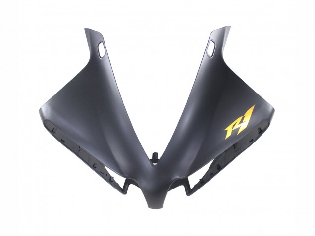 Carénages Moto Yamaha YZF 1000 R1 2012-2014 - Noir Mat Or Décalque