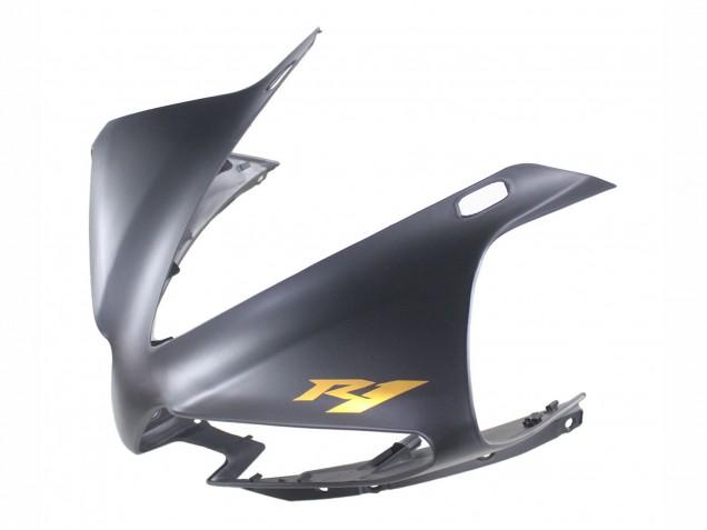 Carénages Moto Yamaha YZF 1000 R1 2012-2014 - Noir Mat Or Décalque