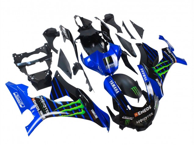 Carénages Moto Yamaha YZF 1000 R1 2015-2019 - Bleu Noir Mat Vert Monstre ENEOS