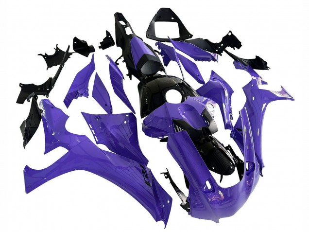 Carénages Moto Yamaha YZF 1000 R1 2020-2025 - Violet Noir Brillant