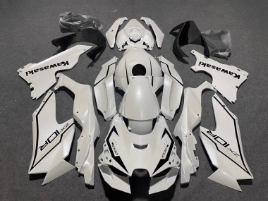 Carénages Moto Kawasaki ZX10R 2021-2025 - Blanc Perle Noir