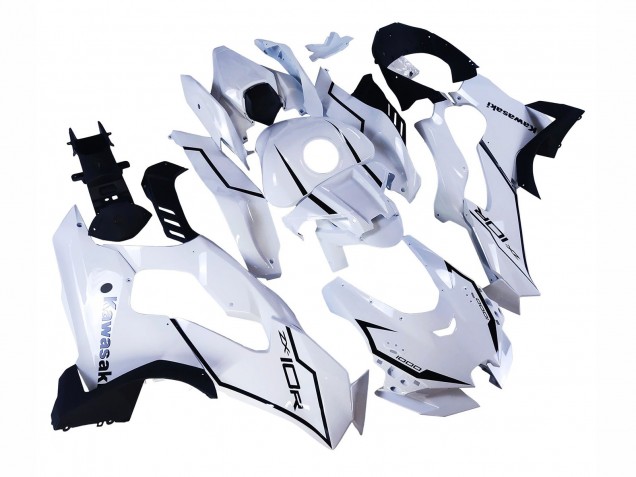 Carénages Moto Kawasaki ZX10R 2021-2026 - Blanc Noir