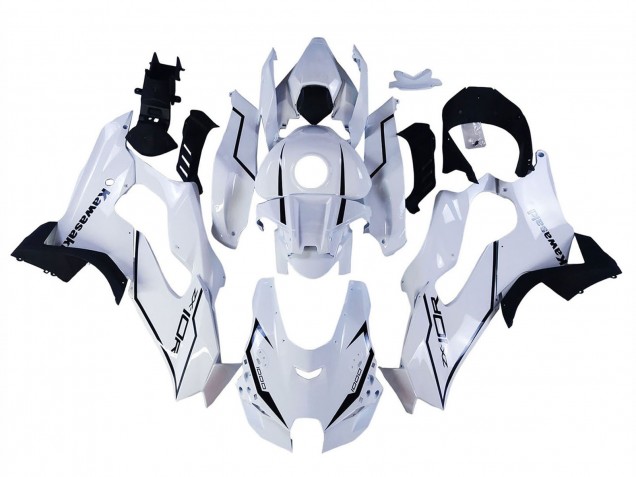 Carénages Moto Kawasaki ZX10R 2021-2026 - Blanc Noir