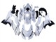 Carénages Moto Kawasaki ZX10R 2021-2026 - Blanc Noir