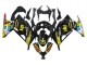 Carénages Moto Kawasaki EX300 2013-2024 - Noir Brillant Jaune Rouge Vert Bleu Blanc