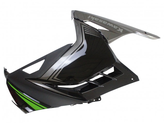 Carénages Moto Kawasaki EX300 2013-2024 - Noir Brillant Noir Mat Vert