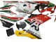 Carénages Moto Aprilia RS125 2006-2011 - Blanc Rouge Vert