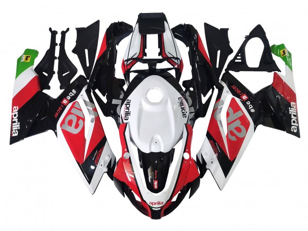 Carénages Moto Aprilia RS125 2006-2011 - Blanc Rouge Noir Vert
