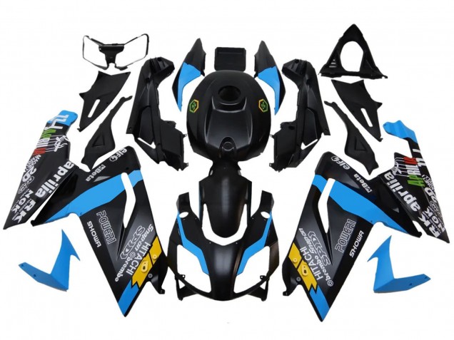 Carénages Moto Aprilia RS125 2006-2011 - Noir Bleu Jaune