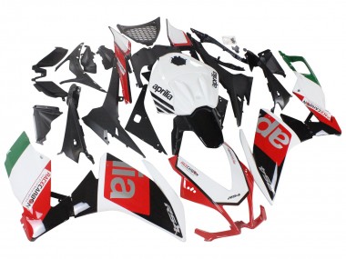 Carénages Moto Aprilia RS4 50 125 2012-2018 - Blanc Rouge Vert Noir Brillant
