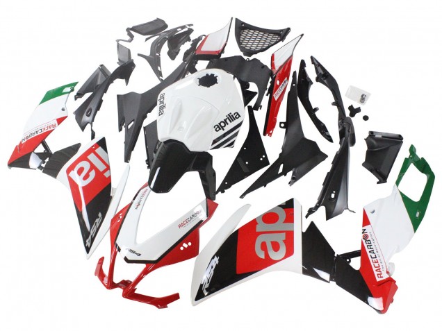 Carénages Moto Aprilia RS4 50 125 2012-2018 - Blanc Rouge Vert Noir Brillant