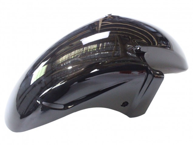 Carénage Moto Honda CBR1100XX Blackbird 1996-2007 - Noir Brillant Vert Flamme