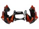 Carénages Moto Honda CBR600 F2 1991-1994 - Orange Noir Brillant