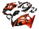 Carénages Moto Honda CBR600 F3 1995-1996 - Orange Noir Brillant