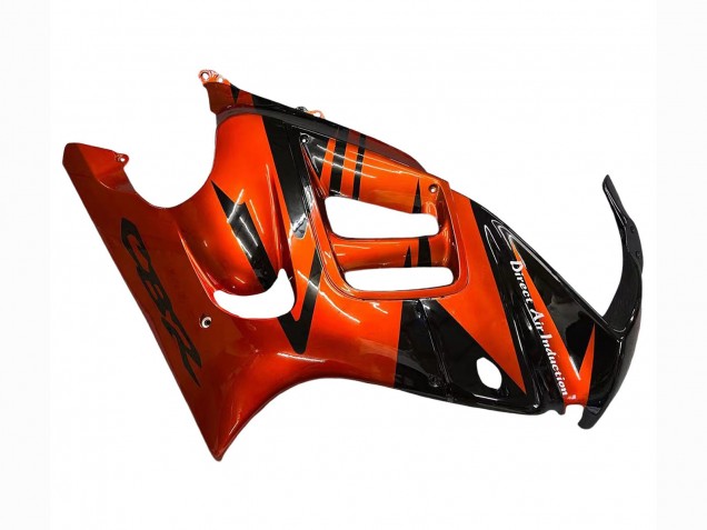 Carénages Moto Honda CBR600 F3 1995-1996 - Orange Noir Brillant