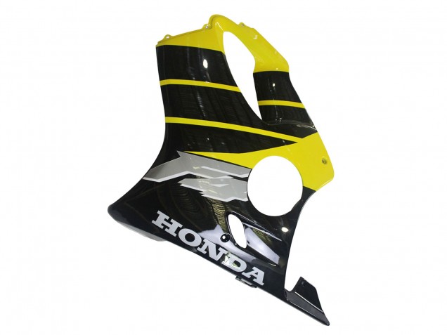 Carénages Moto Honda CBR600 F4 1999-2000 - Jaune Noir Brillant