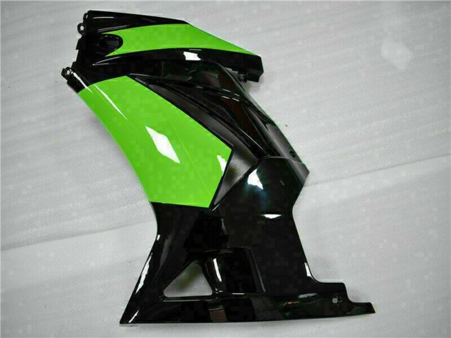 Carénages Moto Kawasaki EX250 2008-2012 - Noir Brillant Vert