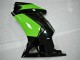 Carénages Moto Kawasaki EX250 2008-2012 - Noir Brillant Vert