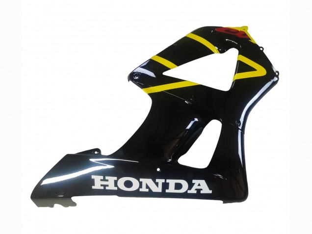 Carénages Moto Honda CBR900RR 929 2000-2001 - Jaune Noir Brillant