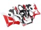 Carénages Moto Honda CBR900RR 929 2000-2001 - Blanc Rouge Noir Brillant Courses