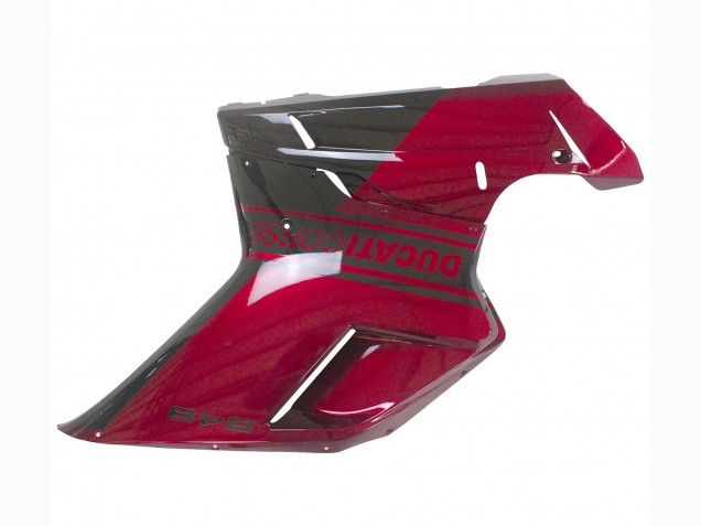 Carénage Moto Ducati 848 2007-2014 - Rouge Noir Brillant