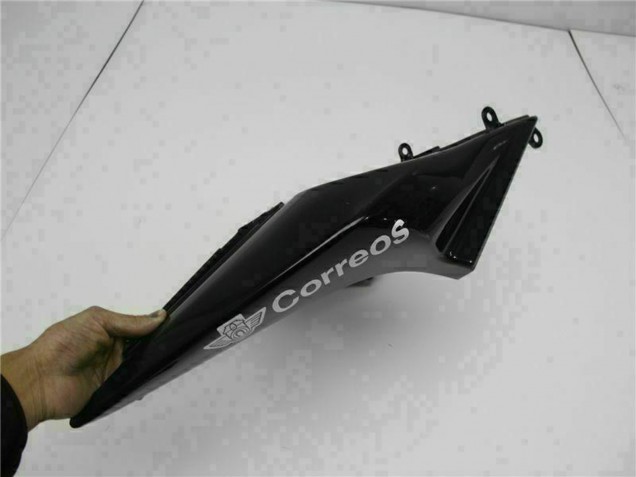 Carénages Moto Kawasaki EX250 2008-2012 - Noir Brillant Blanc West