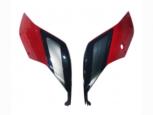 Carénages Moto Ducati 1199 2011-2014 - Rouge Argent Noir