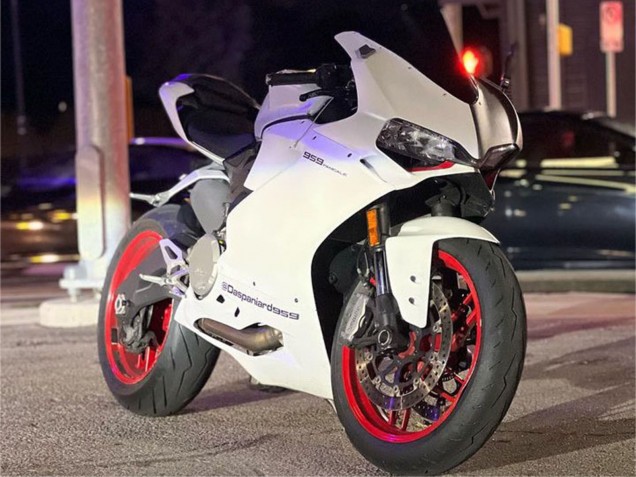 Carénages Moto Ducati 959/1299 2015-2020 - Blanc Violet